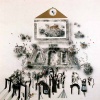 Jos&eacute; De Le&oacute;n. Las cinco y cinco. :: 1988.  200x200cm.  mixta/lienzo