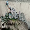 Jos&eacute; De Le&oacute;n. Guerras goyescas. :: 2011.  400x200cm.  óleo/lino