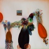 Jos&eacute; De Le&oacute;n. Señora Enkarnación. :: 2010.  200x190cm.  óleo/lino