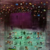 Jos&eacute; De Le&oacute;n. La casa de Confucio. :: 2011.  200x200cm.  óleo/lino