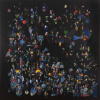 Jos&eacute; De Le&oacute;n. Las mil y una noches. :: 2017.  200x200cm.  óleo/lino