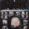 Jos&eacute; De Le&oacute;n. El juicio de Galileo. :: 2017.  200x150cm.  óleo/lino
