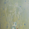 Jos&eacute; De Le&oacute;n. Esencia de Picasso. :: 2003.  200x153cm.  óleo/lino