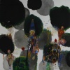 Jos&eacute; De Le&oacute;n. Los intrigantes del Vaticano. :: 2009.  200x200cm.  óleo/lino