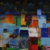 Jos&eacute; De Le&oacute;n. Teatro multicolor. :: 2008.  140x200cm.  óleo/lino