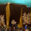 Jos&eacute; De Le&oacute;n. Almendros de Alejandría. :: 2005.  162x195cm.  óleo/lino