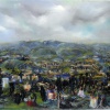 Jos&eacute; De Le&oacute;n. Las Médulas. :: 2005.  130x195.  óleo/lino