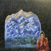 Jos&eacute; De Le&oacute;n. Buda, la luz de Asia. :: 2006.  146x162cm.  óleo/lino